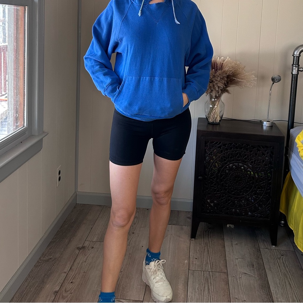 Blue Vintage Cropped Sweater